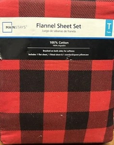 Flannel Twin Size Sheet Set - Picture 1 of 1