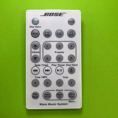 Genuine Bose Wave Music System white Remote Control for AWRCC1 AWRCC2 Radio/CD - Image 1 of 4