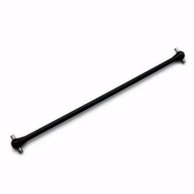 S2 Hard Steel Center Rear Driveshaft 4x146.5mm Black for Traxxas 1/8 Sledge 9556 - Image 1 of 2