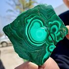 105G Natural glossy Malachite transparent cluster rough mineral sample