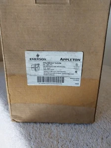 APPLETON EMERSON HUBG75DN WATERTIGHT HUB W/ GROUND ( BOX OF 25 ) - Picture 1 of 3