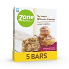 ZonePerfect Protein Bars 15g Protein 18 Vitamins & Minerals Cinnamon Roll 36-Ct