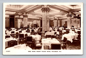 POSTCARD Grill room. Regent Palace Hotel interior, Piccadilly RPPC - Picture 1 of 2
