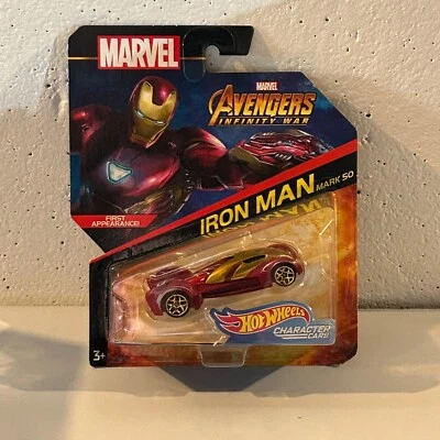 Mattel Hot Wheels Marvel Avengers Iron Man 2019 coches personajes nuevos Foto 1 de 4