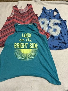 Lot Of 3 Girl’s Tank Tops. 14 & 14/16 - Picture 1 of 4