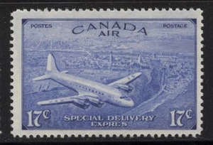 Canada 1946 17c Airmail Special Delivery Sc# CE4 NH - Picture 1 of 1