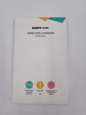 ESR Wireless Charger NIB Charging Pad Black Does Not Include AC Adapter New - Image 1 of 4