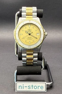 Vintage Tag Heuer Professional 2000 974.006 Gold Datum Herren Qz Uhr -Rang B+ - Bild 1 von 24