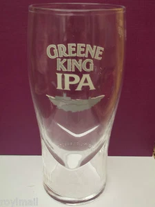 Greene King IPA ale embossed pint glass Pint CE Xmas - Picture 1 of 1