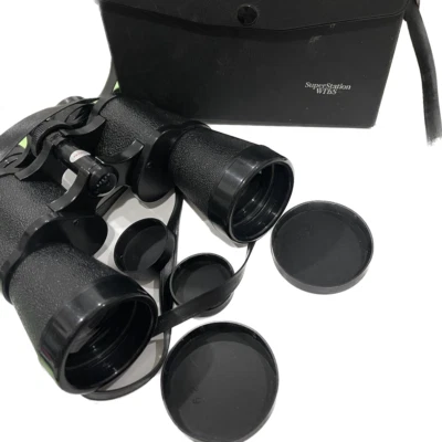Vintage Binolux Binoculars 10x 50 Wide Angle 367ft.at 1000 Yds. Pre-owned - Image 1 of 4