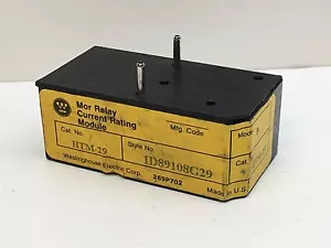 Westinghouse HTM-29 Mor Relay Current Rating Module Model B, 1D89108G29 - Picture 1 of 1