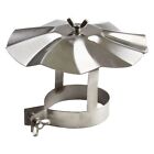 Durable Stainless Steel Rain Cap Protects Wood Stove Chimney From Rainwater
