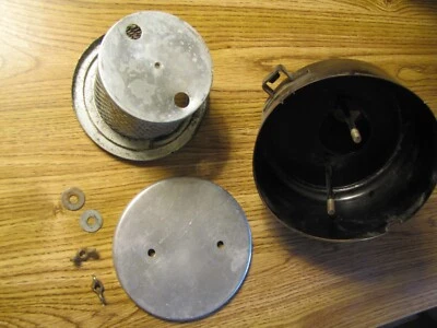 1975 Suzuki TM125 Air Cleaner Housing TM 125 Filter Intake Cage Box Airbox OEM - Image 1 of 4