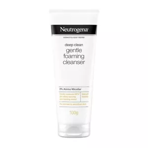 2 Pcs Neutrogena Deep Clean Foaming Cleanser, 100g Free Shipping - Picture 1 of 4