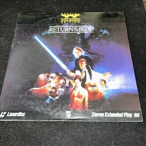 RETURN OF THE JEDI Laserdisc 2 Disc Set Gatefold Stereo Extended Play Cbs Fox - Imagen 1 de 10