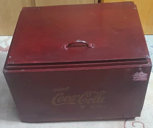 50er Jahre Vintage Coca Cola Kühlbox Kühlschrank mit Öffner Werbung Reklame - Bild 1 von 15
