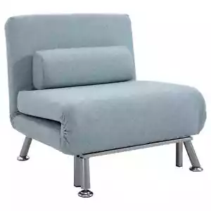 Einzelsofa Schlafsofa faltbar tragbar Kissen Lounge Couch Wohnzimmer - Bild 1 von 12