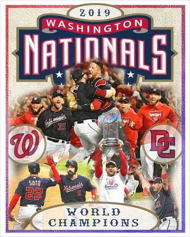 Washington Nationals World Series Champions - poster print Cover