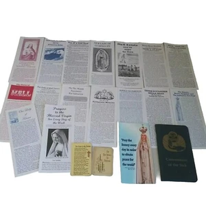 Vintage Catholic Religious Lot Brochures Pamphlets Booklets More - Bild 1 von 8