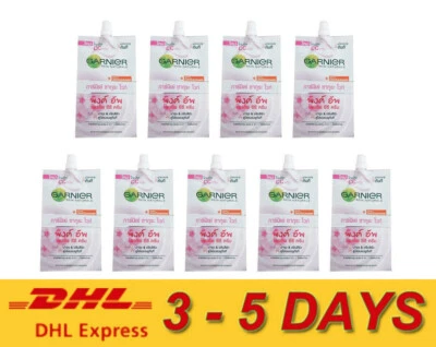 9x Garnier Skin Natural Sakura Bright Pink Up Tone Up CC Cream Sun Protection 7g - Image 1 of 4