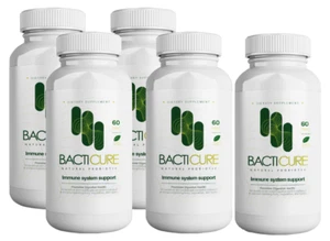 BACTICURE PROBIOTIC NATURAL,8 BILLION CFUs, ULTRA STRENGHT,ULTIMATE DETOX