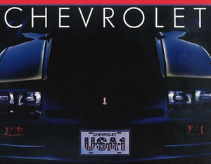 Chevrolet 1983 Dealer Brochure  Camaro, Corvette, Monte Carlo, Caprice, Malibu - Picture 1 of 2
