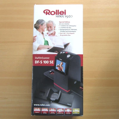 ROLLEI DF-S 100 SE DiaFilmScanner Special Edition -extra Zubehör 5 Megapixel OVP - Bild 1 von 4