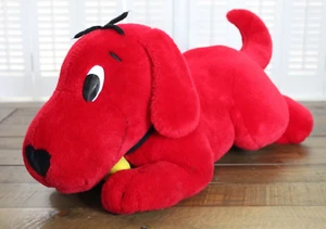 Bellender Jumbo Clifford der große rote Hund Plüschtier / Vintage - Bild 1 von 10
