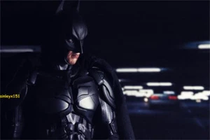 The Dark Knight Rise Batman Full Head Latex Mask Headband Halloween Cosplay Prop - Picture 1 of 5