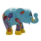 Scultura Elefante I Love Snorkeling 20 cm Resina Dipinto A Mano 8858831265332