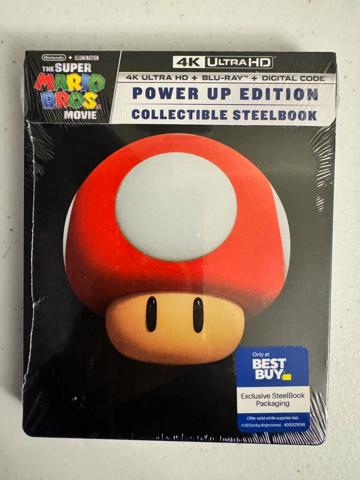 The Super Mario Bros Movie - 4K Ultra HD + Blu-ray + Digital Code SteelBook - Image 1 of 2