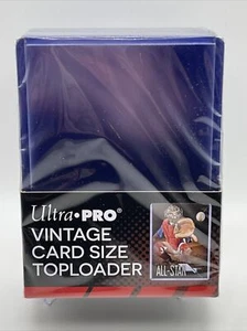 Ultra Pro Toploaders 35pt 1 Pack of 25 for VINTAGE SIZED Cards - Zdjęcie 1 z 4