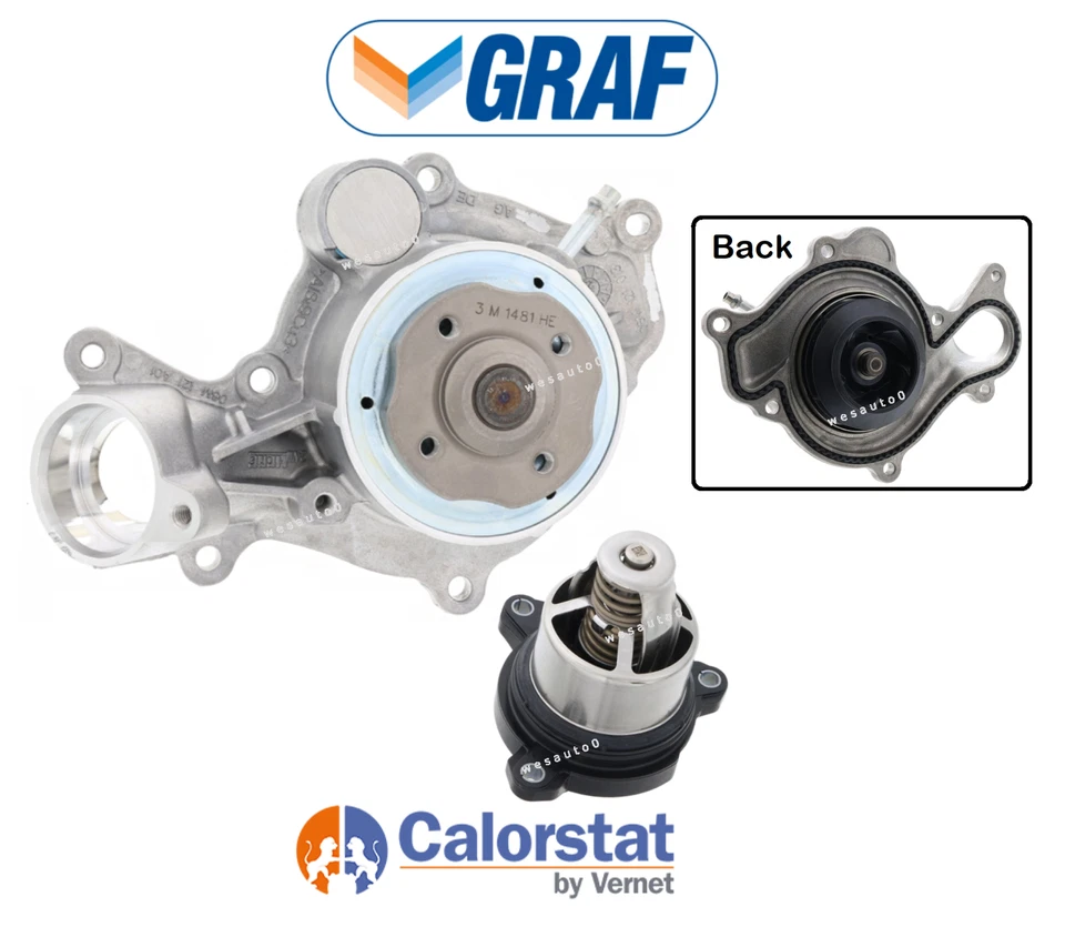 Water Pump & Thermostat OES for Audi A6 allroad Quattro / A7 Sportback 3.0L V6 - Image 1 of 1