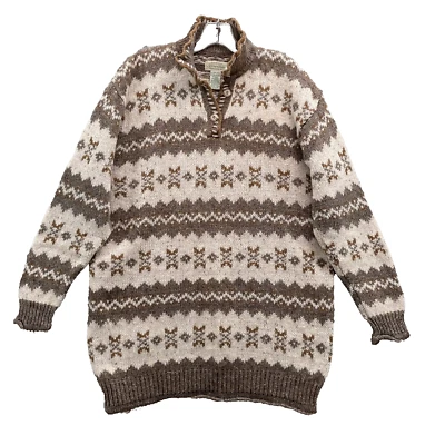 Suéter De Colección St John's Bay Mezcla de Lana Mujer Grueso Cabina Nórdica Invierno Preppy Foto 1 de 4