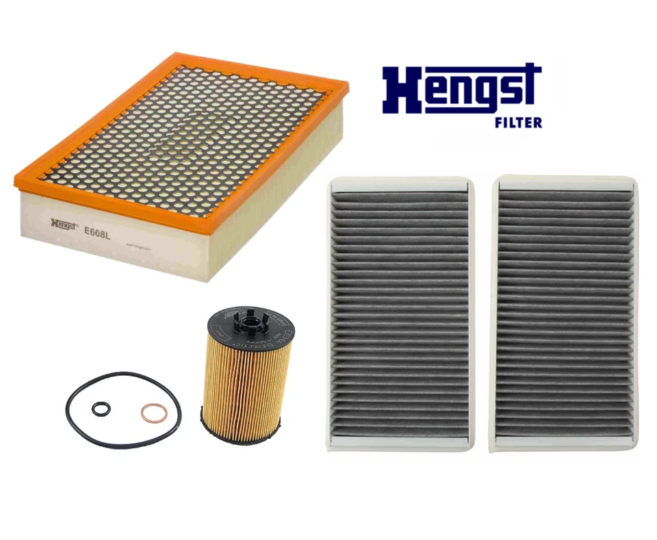 原始设备制造商空气过滤器机油过滤器交流舱过滤器恒斯特适用于宝马 745i 745Li 2002 - 2005 — 第 1/1 张图片