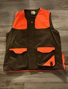 Beretta Field Vest Cartridge High Visibility Outdoors Brown Orange Mens 2XL - Picture 1 of 12