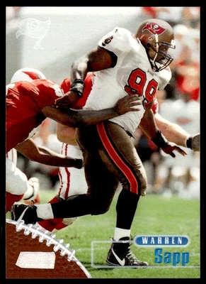 1998 STADIUM CLUB WARREN SAPP #126 TAMPA BAY BUCCANEERS 3965 - Image 1 of 2