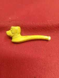 Vintage Made In Occupied Japan Dog Face Porcelain Mini Tobacco Pipe 1946-52?? - Picture 1 of 11