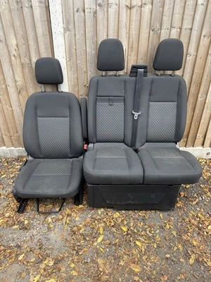 Ford Transit Mk8 Trend Seat Set Front Left Right W/ Armrest & Headrest 2021 MK8 - Image 1 of 4