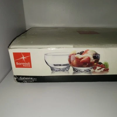 Bormioli Rocco "Galassia" Snack Postre Cuencos Juego de 6 Nuevos R5 Foto 1 de 4