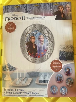 Frozen Birthday Party Decoration Frame and Cutout Photo Decorating Kit - Image 1 of 2