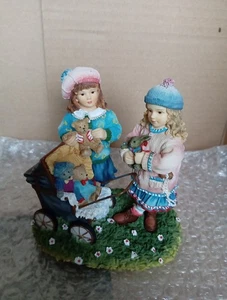 Vintage The Leonardo Collection The Old Pram by Christine Haworth Figur - Bild 1 von 3
