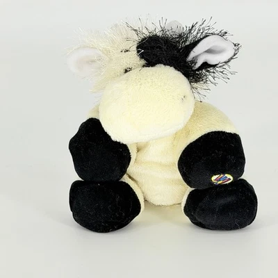 Ganz Webkinz Cow Plush HM003 No Code Black White Retired Stuffed Animal - Image 1 of 4