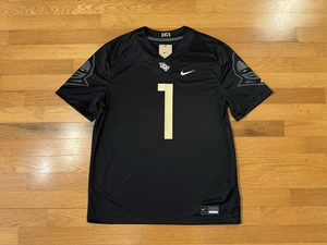 Nueva Camiseta L Nike UCF Golden Knights Fútbol #1 Hogar Negra Vapor Dri-Fit Hombres - Imagen 1 de 17