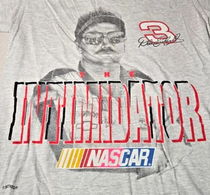 Camiseta De Colección Marca Nuez moscada Dale Earnhardt The Intimidator #3 NASCAR Gris Claro - Imagen 1 de 10