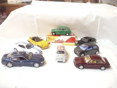 SOLIDO E ALTRO 8 AUTO 1/43 NUOVE FRA CUI SEAT 800 CON BOX E FIAT  CORSA LEGGI - Immagine 1 di 4
