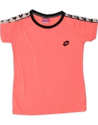LOTTO Boys Graphic T-Shirt Top 11-12 Years Pink Polyester AH26 - Image 1 of 3