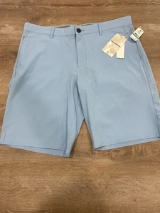 Tommy Bahama Chip Shot Short 10 Mens 36 Chambray Blue Golf UPF 30 Sun Shelter - Picture 1 of 14