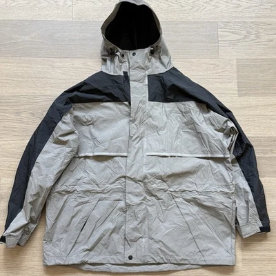 Chaqueta de Lluvia Stearns Hombres XL Ropa Seca PVC Taupe Negra Con Capucha Ventilada Foto 1 de 4