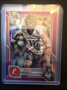 2025 Bowman Chrome U University Joe Royer Magenta /225 1st - Bild 1 von 1